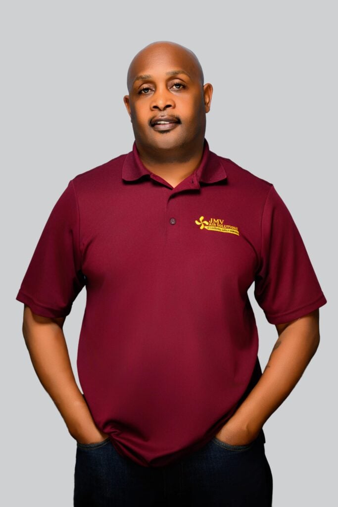 Jerome Vince owner of the JMV Air Solutions LLC Humble HVAC Contractor